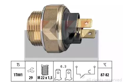 Термовыключатель, вентилятор радиатора KW купить