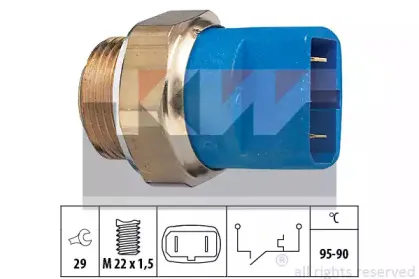 550 032 KW Датчик включення вентилятора (аналог EPS 1.850.032/Facet 7.5032 ) KW купить