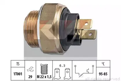 Термовыключатель, вентилятор радиатора KW купить