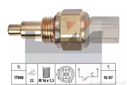 Термовыключатель, вентилятор радиатора KW купить