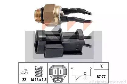 Термовыключатель, вентилятор радиатора KW купить