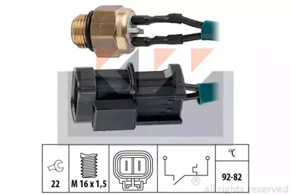 Термовыключатель, вентилятор радиатора KW купить