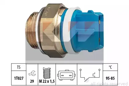 Термовыключатель, вентилятор радиатора KW купить