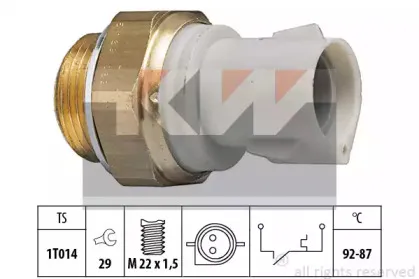 Термовыключатель, вентилятор радиатора KW купить