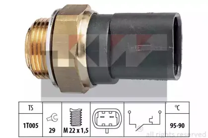 Термовыключатель, вентилятор радиатора KW купить