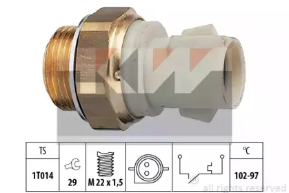 Термовыключатель, вентилятор радиатора KW купить