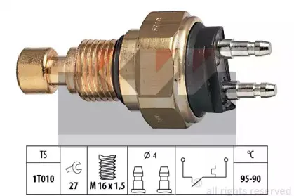 Термовыключатель, вентилятор радиатора KW купить