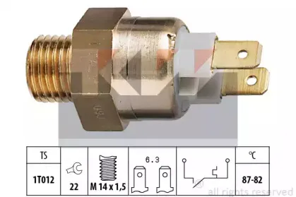 Термовыключатель, вентилятор радиатора KW купить