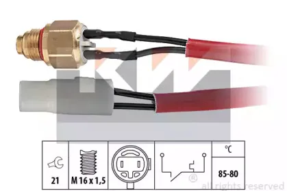 Термовыключатель, вентилятор радиатора KW купить