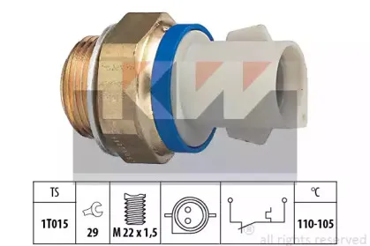 Термовыключатель, вентилятор радиатора KW купить