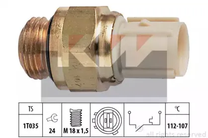 Термовыключатель, вентилятор радиатора KW купить