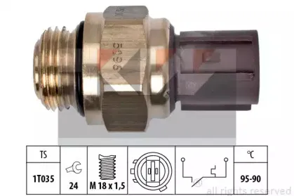Термовыключатель, вентилятор радиатора KW купить