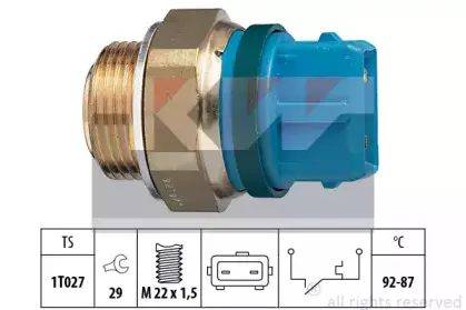 Термовыключатель, вентилятор радиатора KW купить