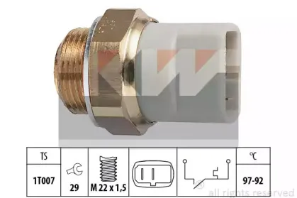Термовыключатель, вентилятор радиатора KW купить
