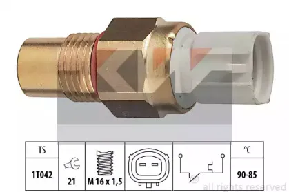 Термовыключатель, вентилятор радиатора KW купить