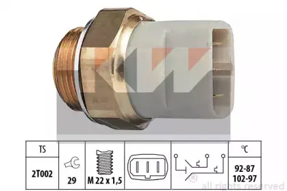 Термовыключатель, вентилятор радиатора KW купить