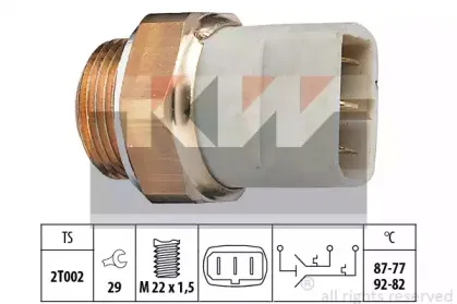 Термовыключатель, вентилятор радиатора KW купить