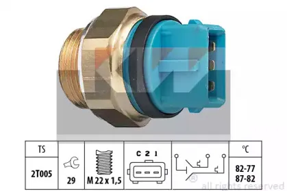 Термовыключатель, вентилятор радиатора KW купить