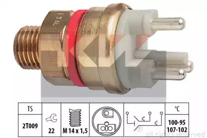 Термовыключатель, вентилятор радиатора KW купить