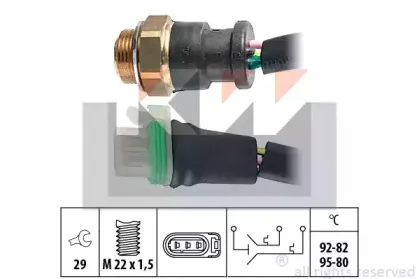 Термовыключатель, вентилятор радиатора KW купить