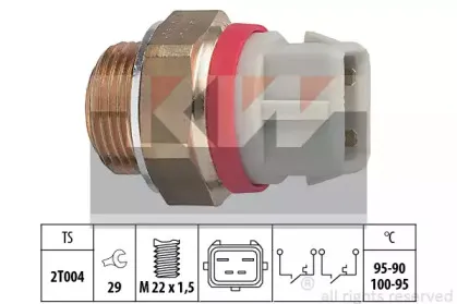 Термовыключатель, вентилятор радиатора KW купить