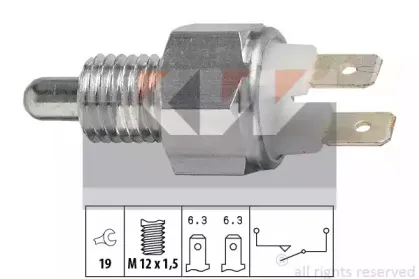 560 029 KW Датчик заднього ходу (аналог EPS 1.860.029/Facet 7.6029 ) KW купить