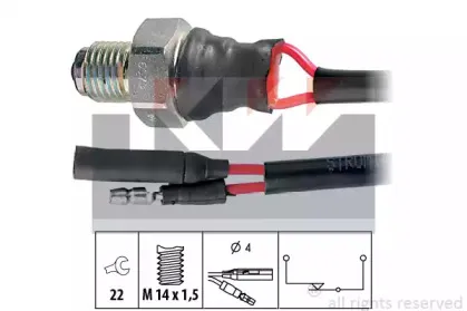 Выключатель, фара заднего хода KW купить