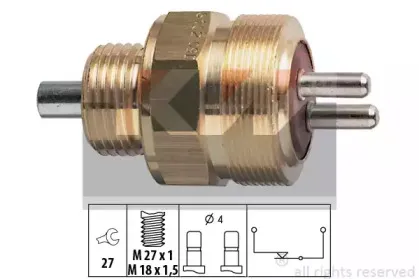 Выключатель, фара заднего хода KW купить