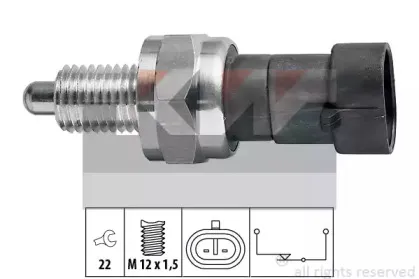 Выключатель, фара заднего хода KW купить