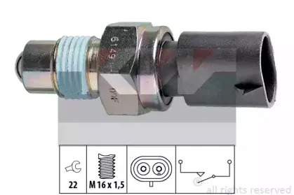 560 149 KW Датчик заднього ходу (аналог EPS 1.860.149/Facet 7.6149 ) KW купить