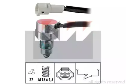 Выключатель, фара заднего хода KW купить