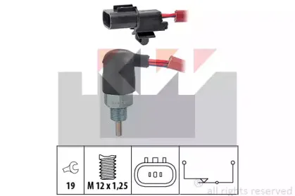 Выключатель, фара заднего хода KW купить