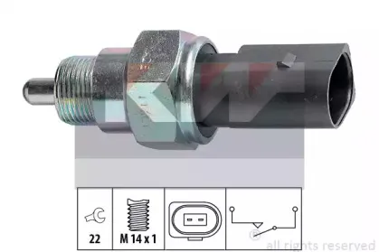 560 238 KW Датчик заднього ходу (аналог EPS 1.860.238/Facet 7.6238 ) KW купить