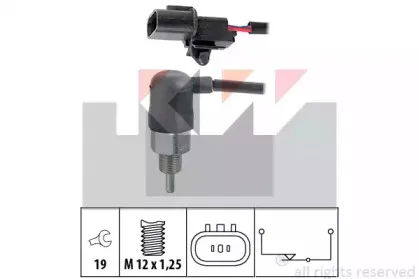 Выключатель, фара заднего хода KW купить