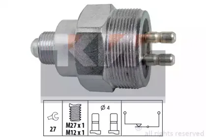 Выключатель, фара заднего хода KW купить