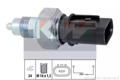 Выключатель, фара заднего хода KW купить