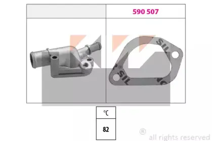 Термостат, охлаждающая жидкость KW купить