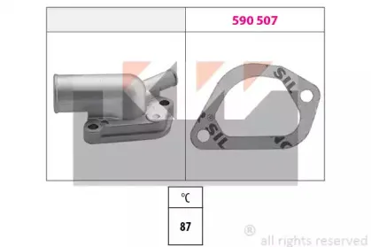 Термостат, охлаждающая жидкость KW купить