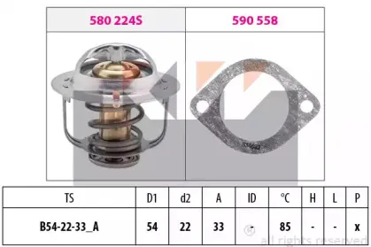 Термостат, охлаждающая жидкость KW купить