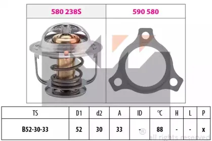 Термостат, охлаждающая жидкость KW купить