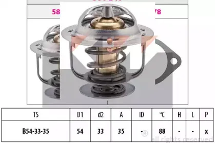 Термостат, охлаждающая жидкость KW купить