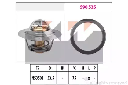Термостат, охлаждающая жидкость KW купить