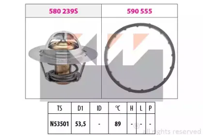 Термостат, охлаждающая жидкость KW купить