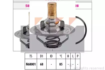 Термостат, охлаждающая жидкость KW купить