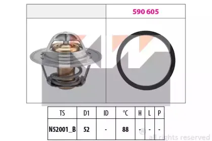 Термостат, охлаждающая жидкость KW купить
