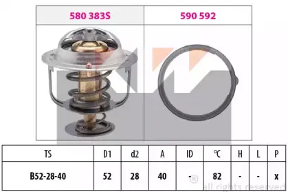 Термостат, охлаждающая жидкость KW купить