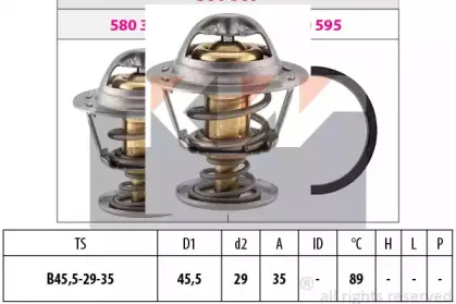 Термостат, охлаждающая жидкость KW купить