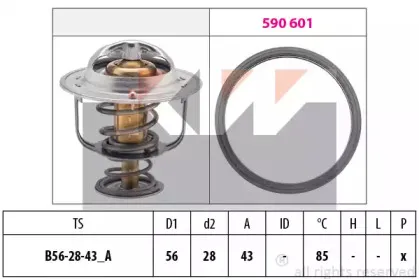 580 398 KW Термостат (аналог EPS 1.880.398/Facet 7.8398 ) KW купить