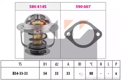 Термостат, охлаждающая жидкость KW купить
