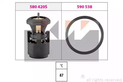 580 420 KW Термостат (аналог EPS 1.880.420 /Facet 7.8420 ) KW купить